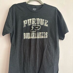 Pro Edge Charcoal Purdue Boilermakers Tee